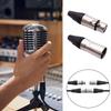 Male/Female XLR Connector Plug Nickel Plated Microphone Plug Speaker XLR Jack  Speaker Accessories