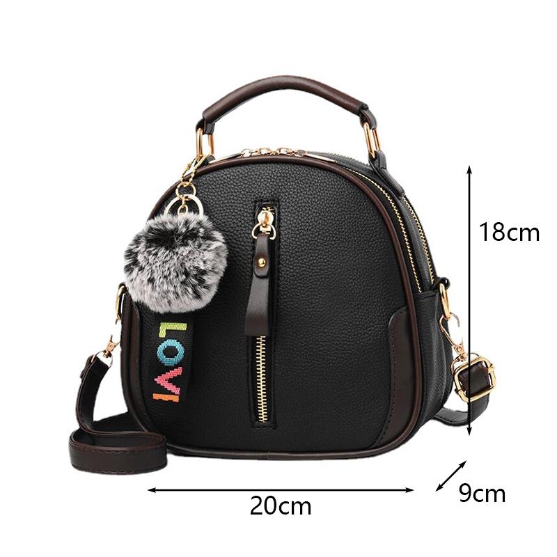 Luxury PU Leather Women's Handbag Small Tote Bag, Fashionable Design Feel Crossbody Bag Ladies Shoulder Bags