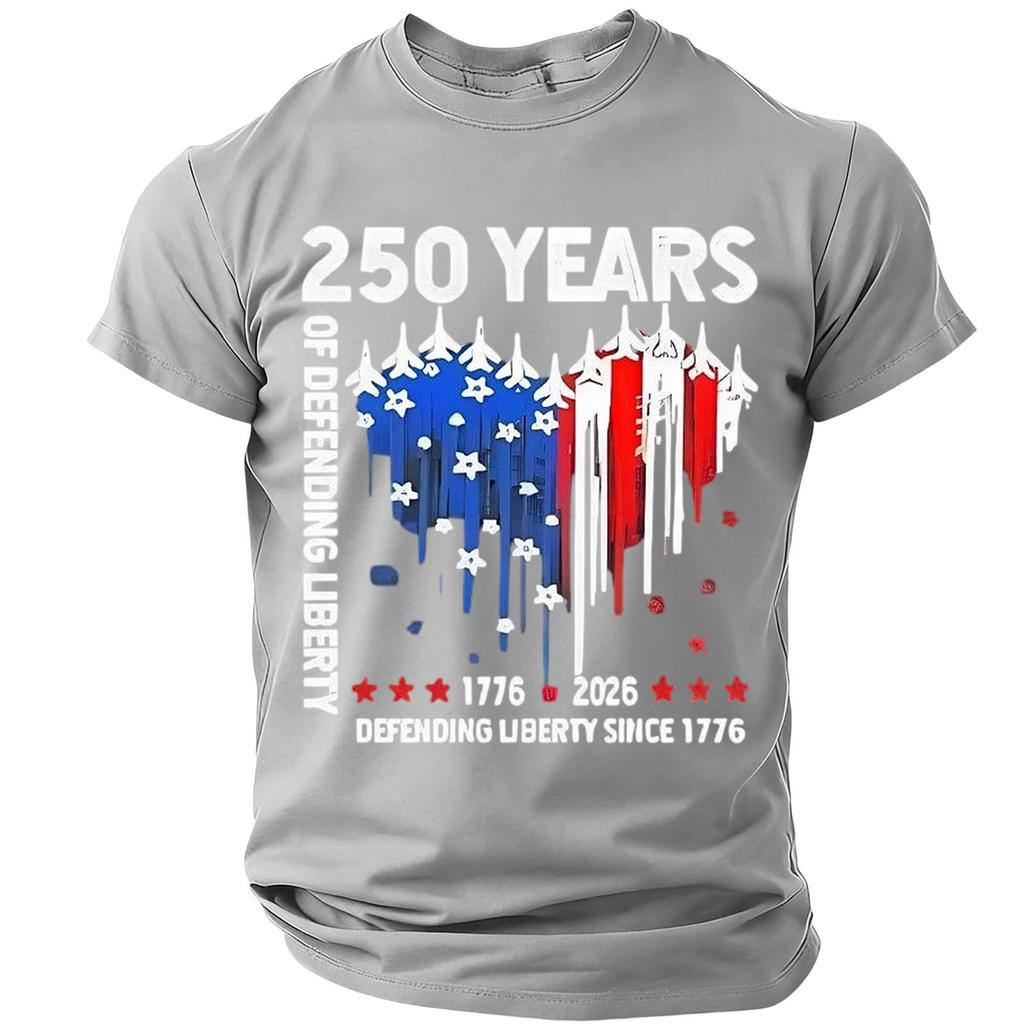 Men's Casual Round Neck Lightweight Breathable Short-Sleeve Top