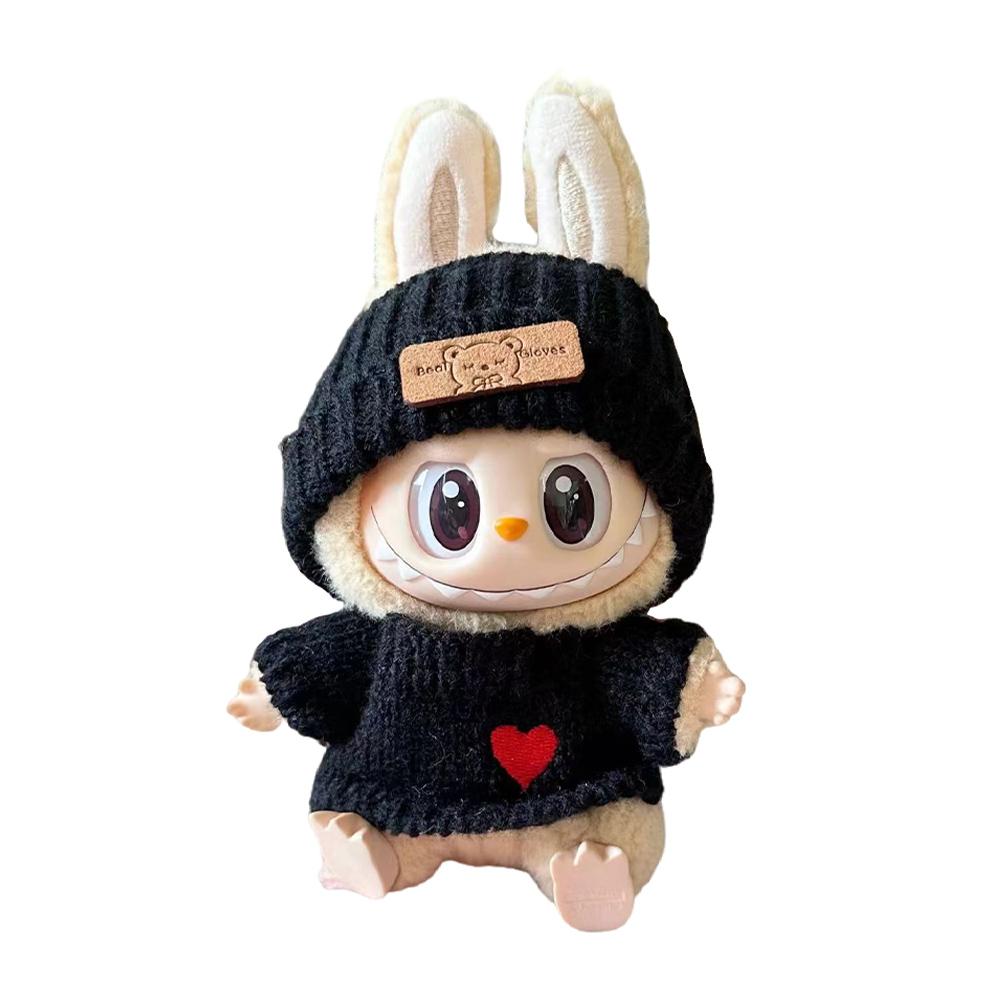 

(No Dolls) For Labubu V1 V2 Idol 17cm Doll Fashion Sweater Outfit Accessories Sitting Party Sweater Clothing DIY Doll Outfit