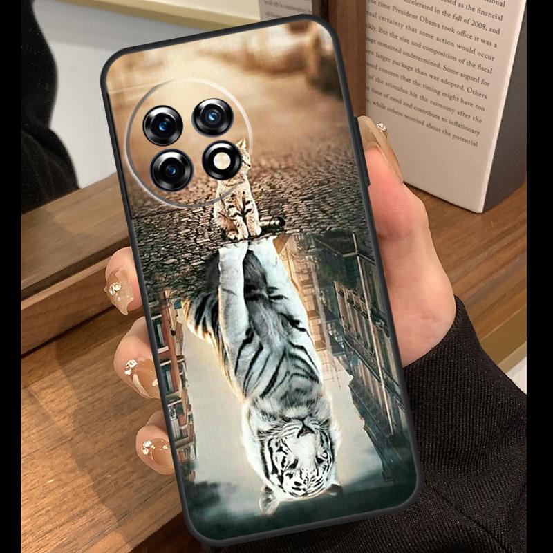 

Animal Big Cat Kitten Tiger Case For OnePlus 13T 10T 15R 10R 12R 13R 13 12 11 9 10 Pro Nord CE 5 2 3 4 Lite N20 N30 Cover OnePlus 13R