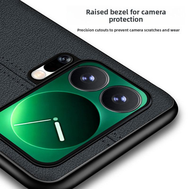 Luxury Premium Genuine Leather Phone Case For Xiaomi 17 Pro Max 17 Pro 17 Luxury PU+TPU Leather Shockproof Protection Back Cover