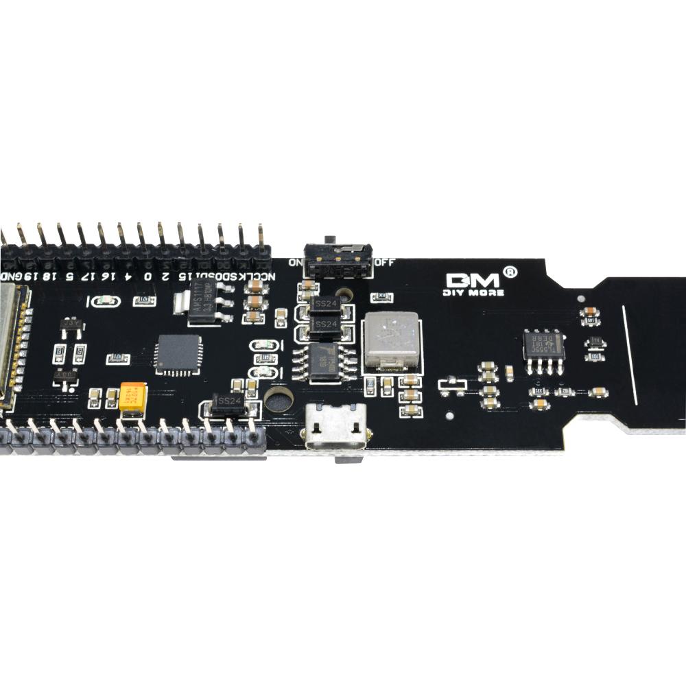 ESP32 WIFI Bluetooth DHT11 Temperature and Humidity Soil Module with 18650 Battery Holder Temperature: 0-50℃ Humidity: 20-80%