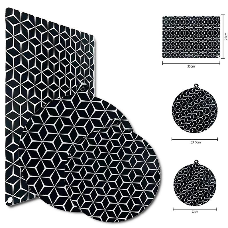 Silikon-Induktionsherd-Matte, Induktionsherd-Schutzunterlage, Haushaltsöl-Rückhalteunterlage