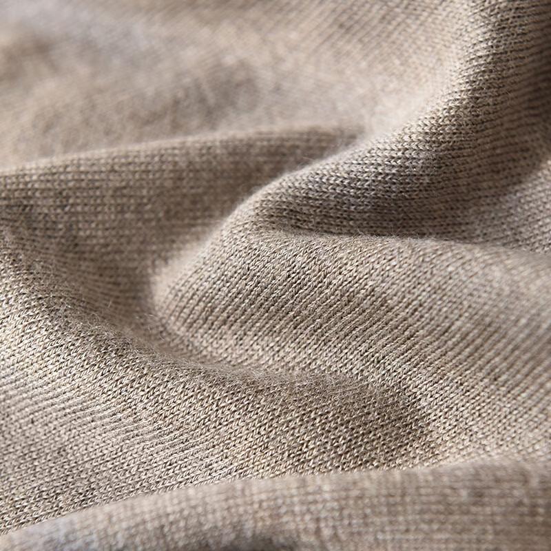 Men's Mulberry Silk & Cashmere Blend Round Neck T-Shirt