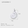 Ocean Series Gold Conch Charm New Product 18K Gold Stainless Steel Geometric DIY Pendant Stainless Steel Charms