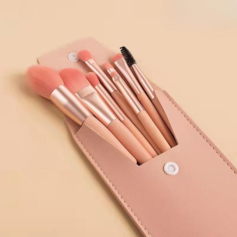 Soft Fluffy Makeup Brushes Set for Cosmetics Foundation Blush Powder Eyeshadow Kabuki Blending Makeup Brush Beauty Tool 8Pcs/Lot