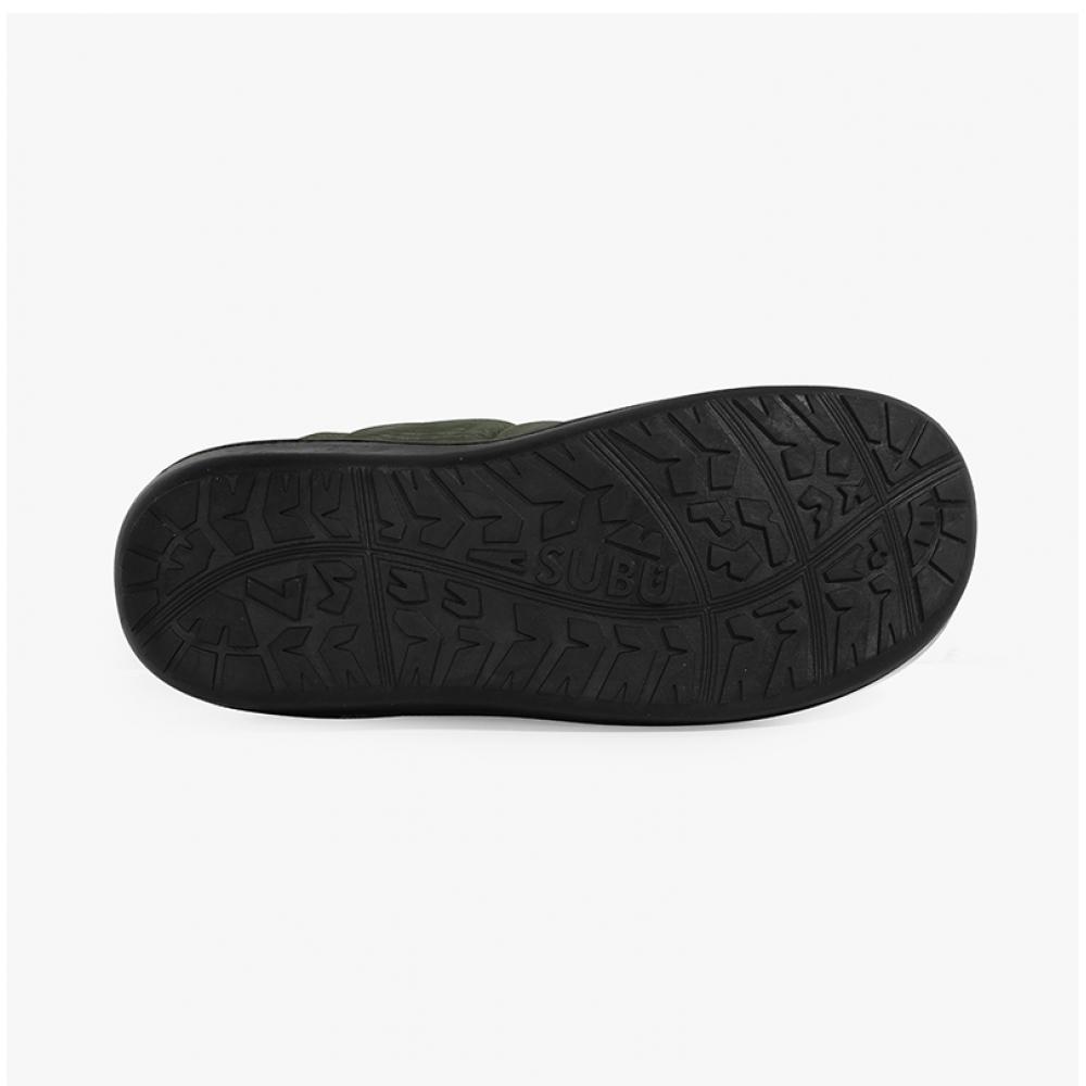 Subu Mountain Khaki Fleece Padding Slipper Sb 43