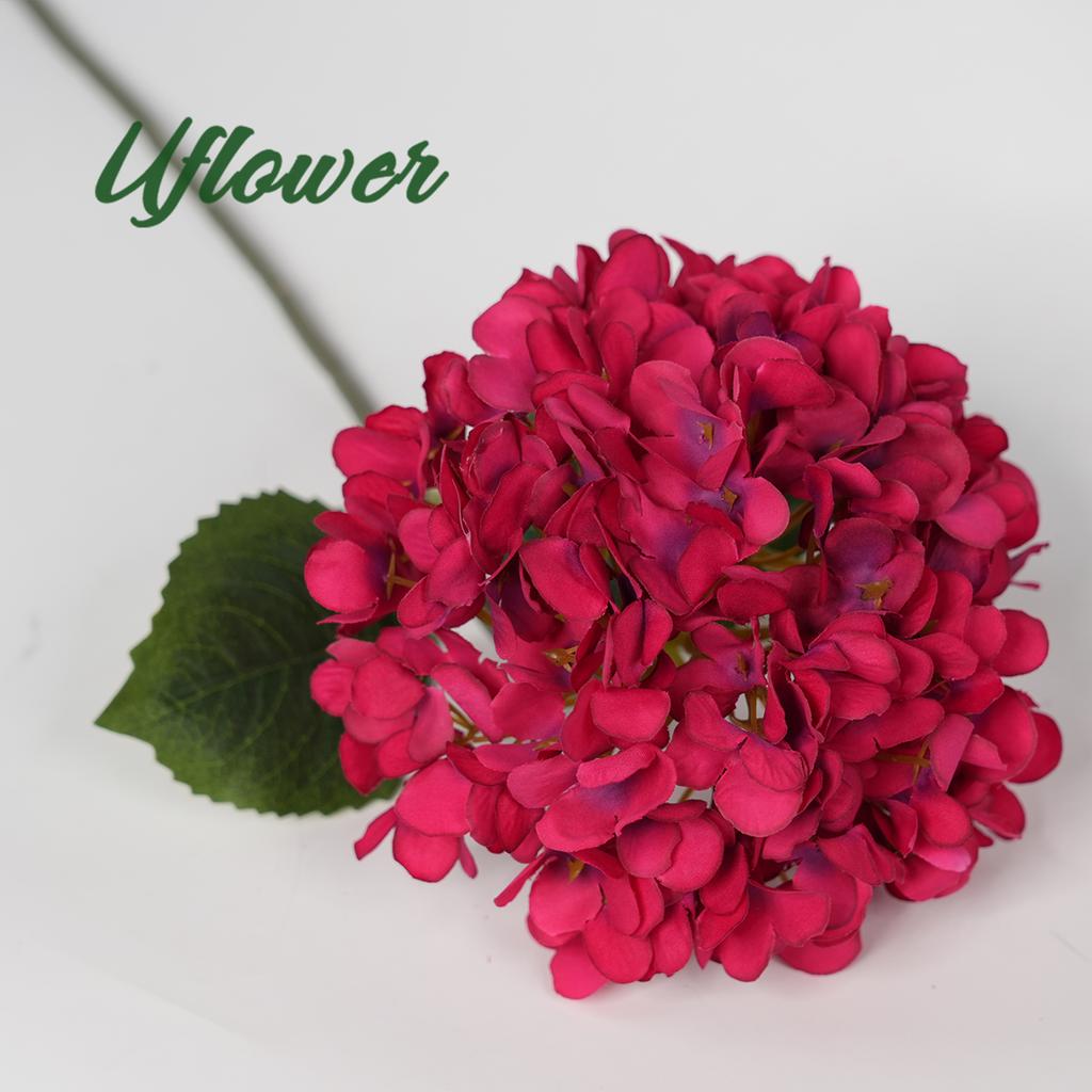 58cm Artificial Flowers Silk Hydrangea Bouque for Wedding Home Party Living Room Table Decoration Accessories