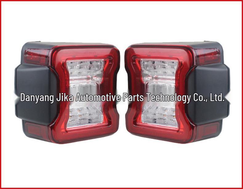Smoked Black Style Taillights for Wrangler JL: Modified Rear Lights