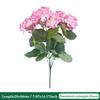 36CM 4/6Pcs Artificial Flowers Silk Begonia Bouquet Realistic Colorful Wedding Home Party Living Room Table Decoration