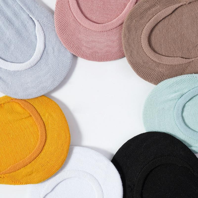 1 Pairs Women Summer Ultra-thin Invisible Boat Socks Breathable Lace Socks Spring