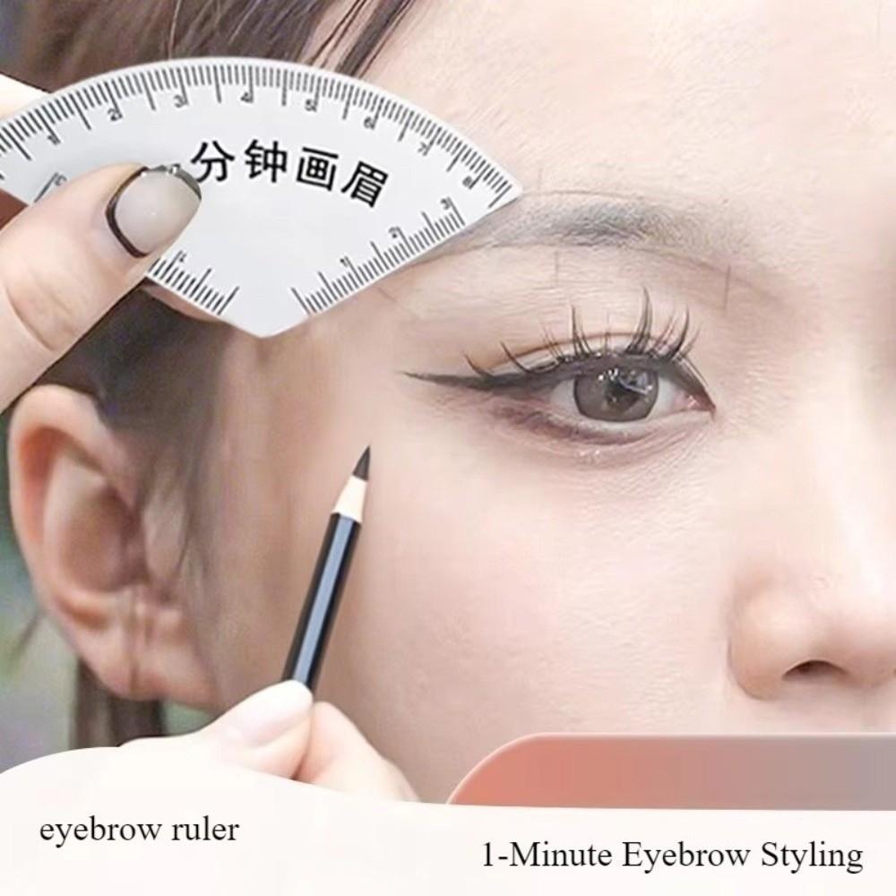 New Fast Drawing Eyebrow Drawing Eyebrow Desgin Ruler Reusable Shaping Makeup Drawing Guide Ruler Mapping Tool Gift