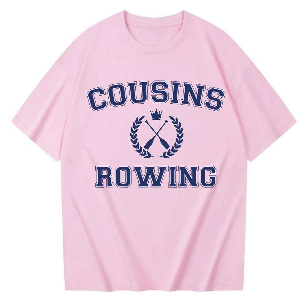 THe Summer I Turned Pretty TShirt Bellys Cousins Rowing 2026 Spring Summer New Fashion Short Sleeve Top Cousins Beach Shirt