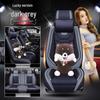 XDD Full Leather 9D Bodybuilding Car Seat Cushion - All-Season Sports Cover