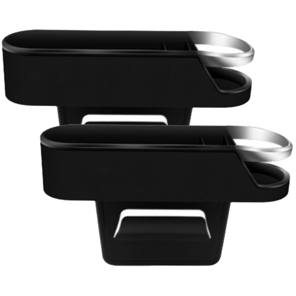 For Car Seat Catcher Gap Riloer 2 PCS Car Seat Gap Organizer Black / Beige Seat Crevice Slit Pockets Storage Box