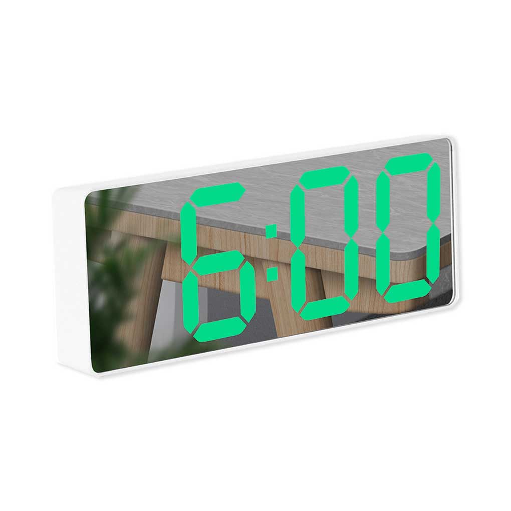 Alarm Clock Digital Electronic Bedroom Bedside Temperature Display Thermometer Snooze Portable Desktop Date Calendar Household