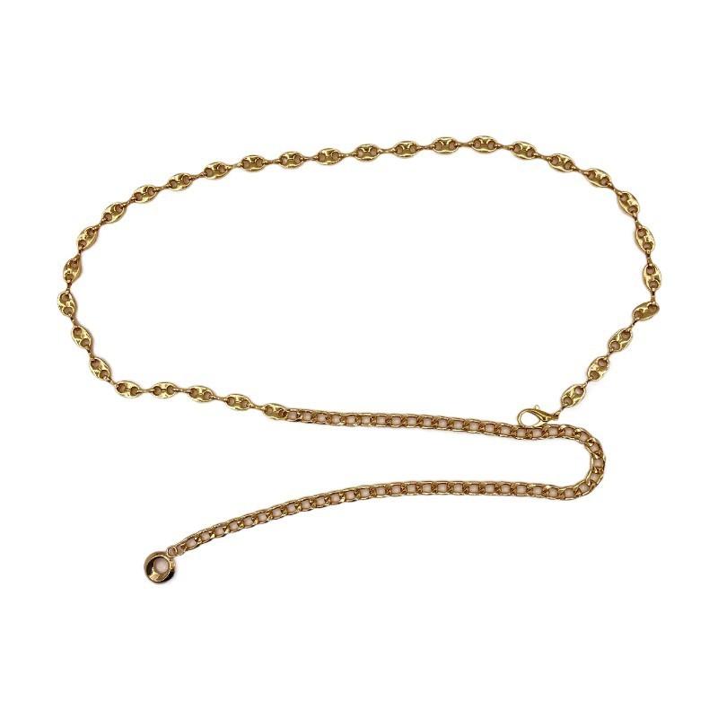 Womens Metal Waist Chain With Clasp Closure For Casual Daywear And Party Outfits