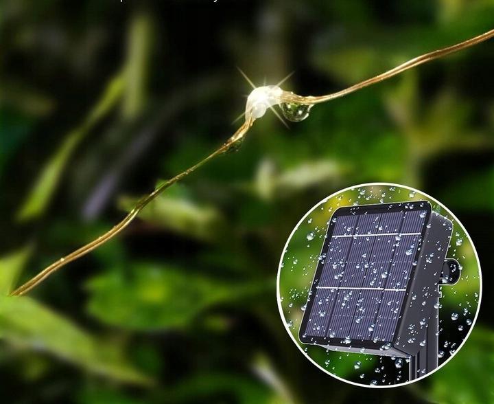 Garden Lights Wires Garland Solar 200 LEDs