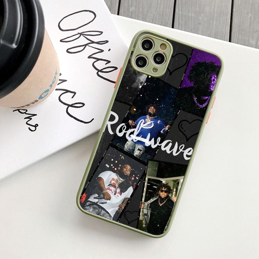 Rod Wave Rapper Cool Man Phone Case For IPhone 14 11 12 13 Mini Pro Max 8 7 Plus X XR XS MAX Translucent Matte Cover