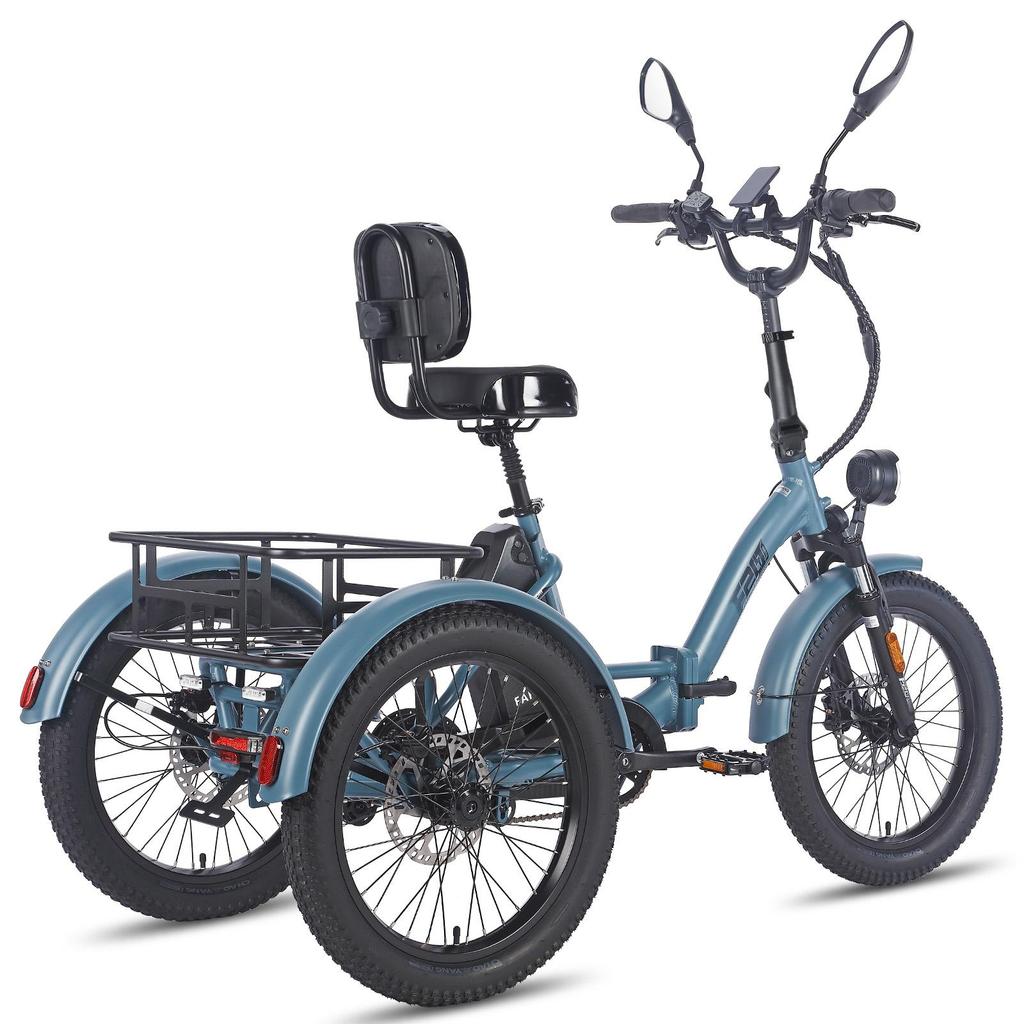 Electric Freight Bike Fafrees F20 Mate 750W Peak Motor 20" Fat Tire 48V 23.45AH Hydraulic Disc Brakes Max Load 180Kg LCD Display