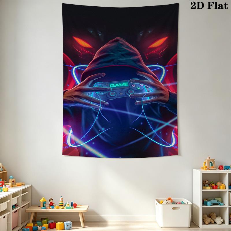 Game Time Wall Tapestry Tapestry Wallmounted Fashion Print Home Decor Background Wall Hanging Cloth Background Cloth