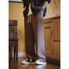 American Retro Heavy Fleece-Lined Thickened Sweatpants for Men, Winter Knit Pants, Export Men's Casual Long Pants