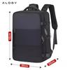 Men's Women's Travel Laptop Backpack for Suitcase Luggage for Plane Work School 45X30X20Cm Alogy Unisex Black
