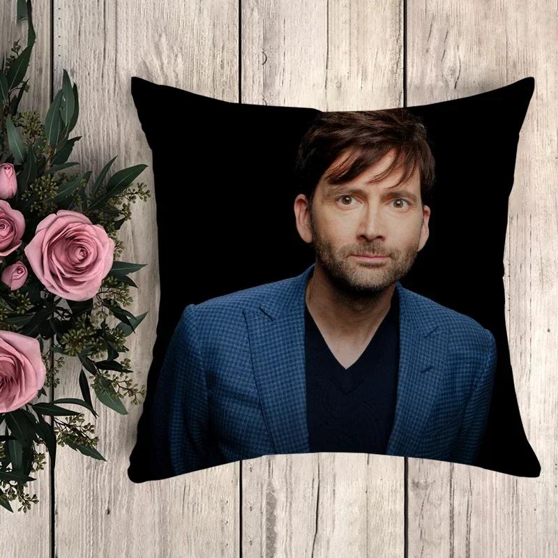 Anime Pillow David Tennant Cushion Cover X Decorative Pillowcases For Pillows X Pillowcase Car Decoration Fall Decor