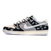 Nike Dunk Vibe Slip Resistant Abrasion Resistant Low top Skateboard Shoes Unisex Gray Black DH7913-001(TeamB-)