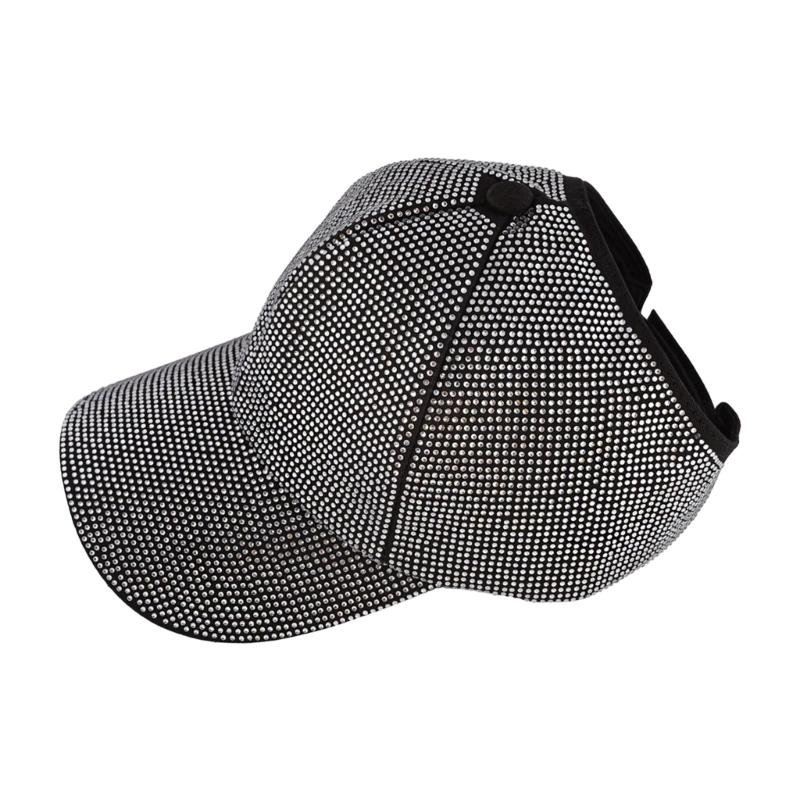 

Ponytail Friendly Sun Cap With Adjustable Strap Soft Baseball Style For Running Tennis Golf And Casual Use серебряный