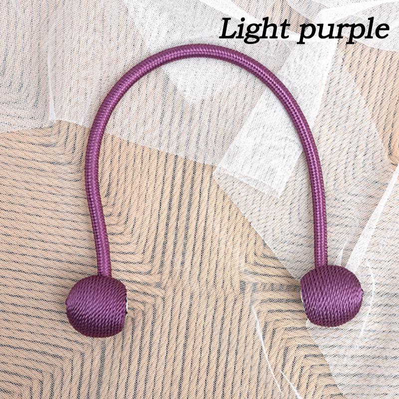 

Современные крючки, зажимы для шнура для штор, оконная магнитная пряжка, пряжка для штор, простая подвязка для гостиной светло-фиолетовый