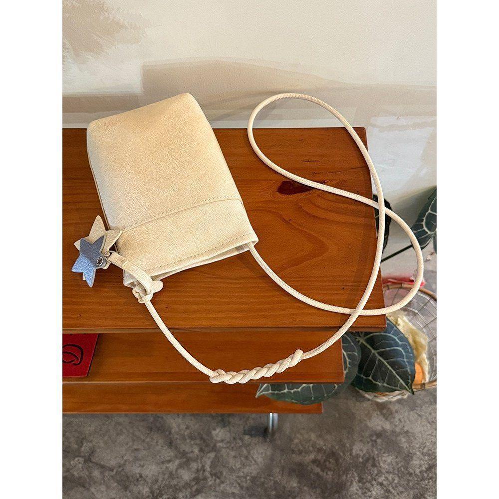 Vertical Style Mobile Phone Bag, Niche Daily Single Shoulder Crossbody Bag, Small Wallet