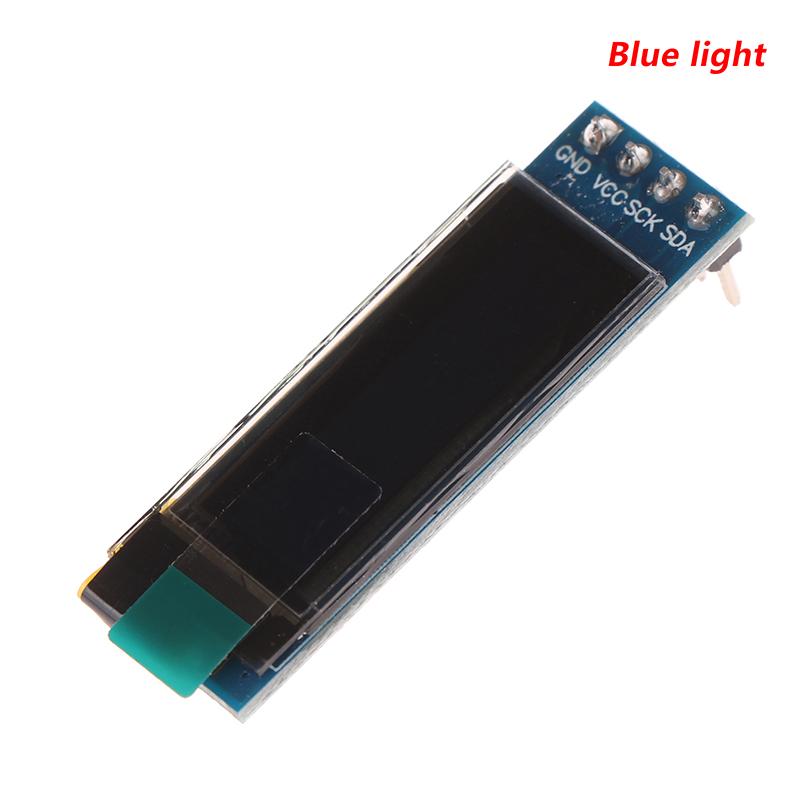 1 Stück 0,91 Zoll OLED-Displaymodul Weiß/Blau OLED 128X32 LCD LED-Anzeige SSD1306 12832 0,91 IIC I2C Kommunikation für Ardunio