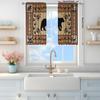 Panels American Country Bear Patterned Curtains Versatile Design Suitable Any Style Creating Peaceful Living Space Curtain Made Of Polyester Washable