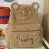 School bag children primary school girls cute girls letter plush kindergarten small backpack