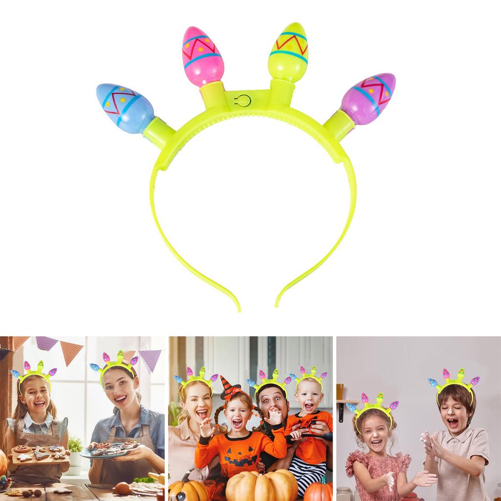 Easter Eggs Party Headband Carnivals Party Crownpieces Headdress for Adult Kids Festival Celebration Party Props