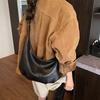 PU Hobo Bag Women's Fashion Shoulder Tote with Soft Texture Large Capacity Casual Everyday Handbag