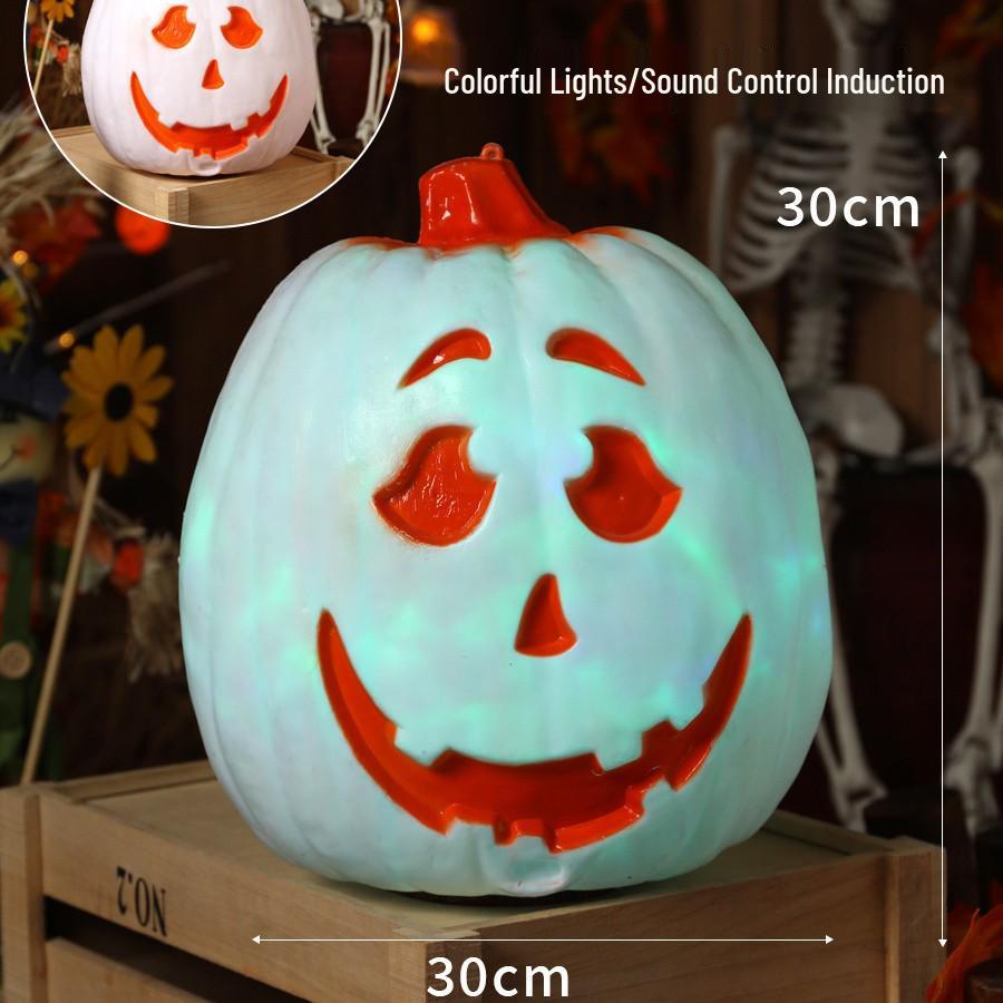 Luminous Large Halloween Pumpkin Lantern: Outdoor Decoration & Shopping Mall Display Props