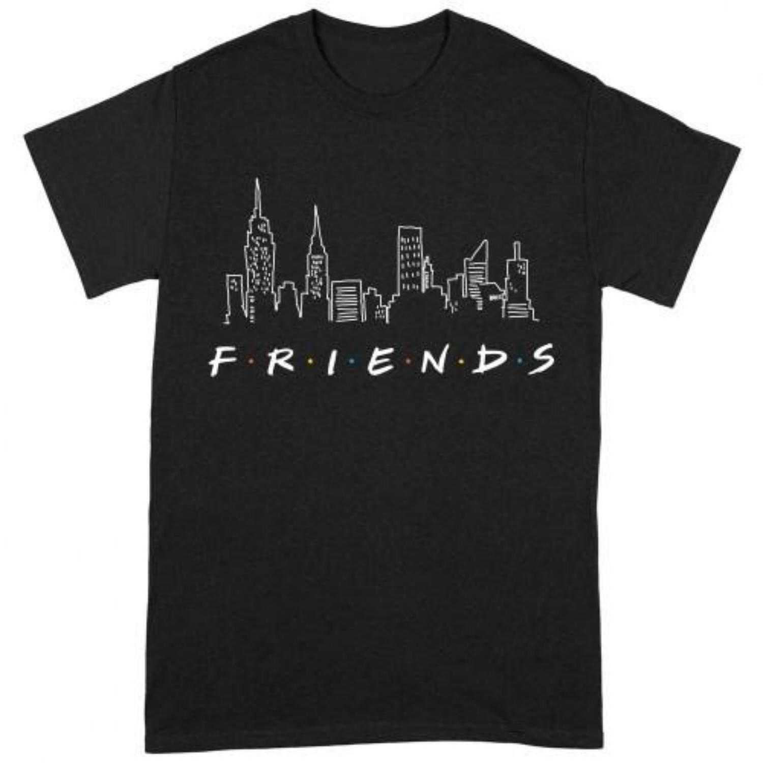 

Friends Unisex Adult Skyline T-Shirt S чёрный