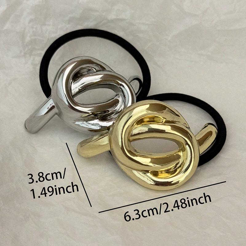 Fashion Metal Ponytail Clip Geometric Elegant Hair Clip for Girl Daily Holiday Wear Spring Clip Women's Jewelry Hair Accessories