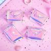 Laser Coin Purse For Women Girl Pvc Transparent Card Money Earphone Holder Kids Small Coin Wallet Bag Pouch