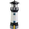 Powered Solar Lighthouse Led Rptating Model Outdoor Garden Light Decor House