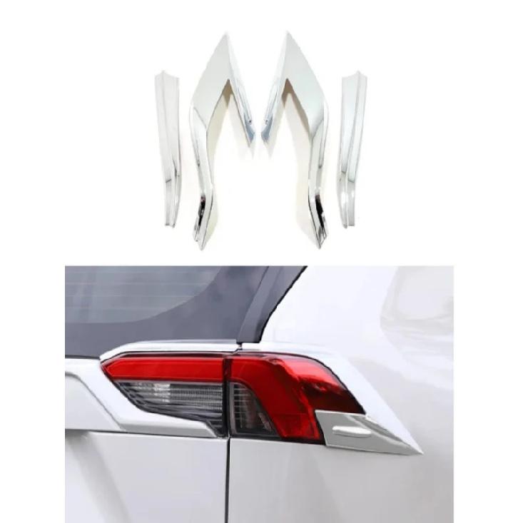 3d Sticker For Toyota Rav4      Car Styling Trim Back Tail Light Rear Frame Lamp Part Hoods Eyebrow