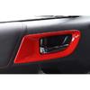 For Toyota 86 Subaru BRZ 2013-2022 Bright Red Inner Door Handle Frame Trim 2PCS