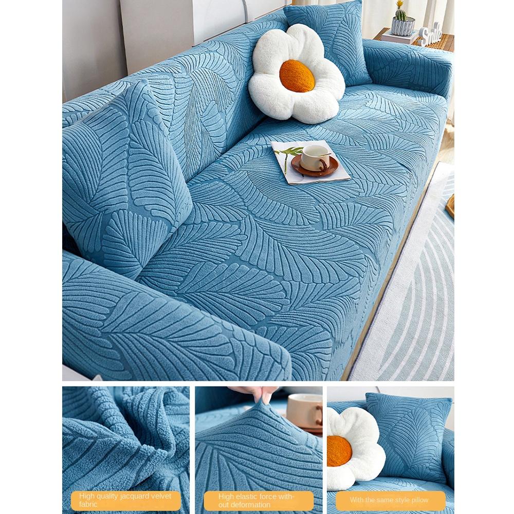 Couch Cover Latest Jacquard Design High Stretch Sofa Covers for Cushion Couch, Pet Dog Cat Proof Slipcover Non Slip Magic Elastic Furniture Protector