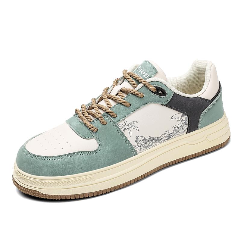 

New Men s Large Sized Trendy Brand Fashionable and Casual Sneakers Simple Comfortable Non Slip Wear Resistant Board Shoes 47 светло-зеленый