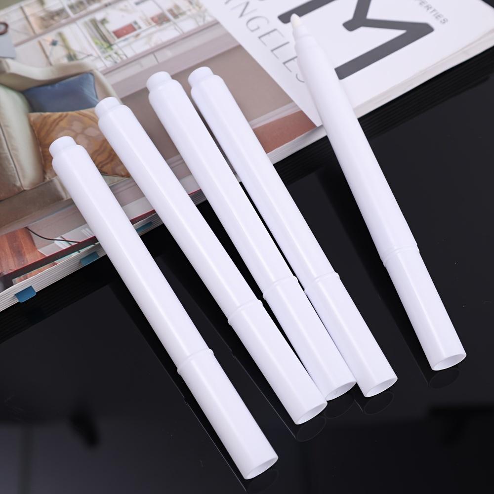 

5 шт. Белый маркер для жидкого мела, быстросохнущий, легко стираемый, для классных досок, стекла, окон, подходит для офисной канцелярии