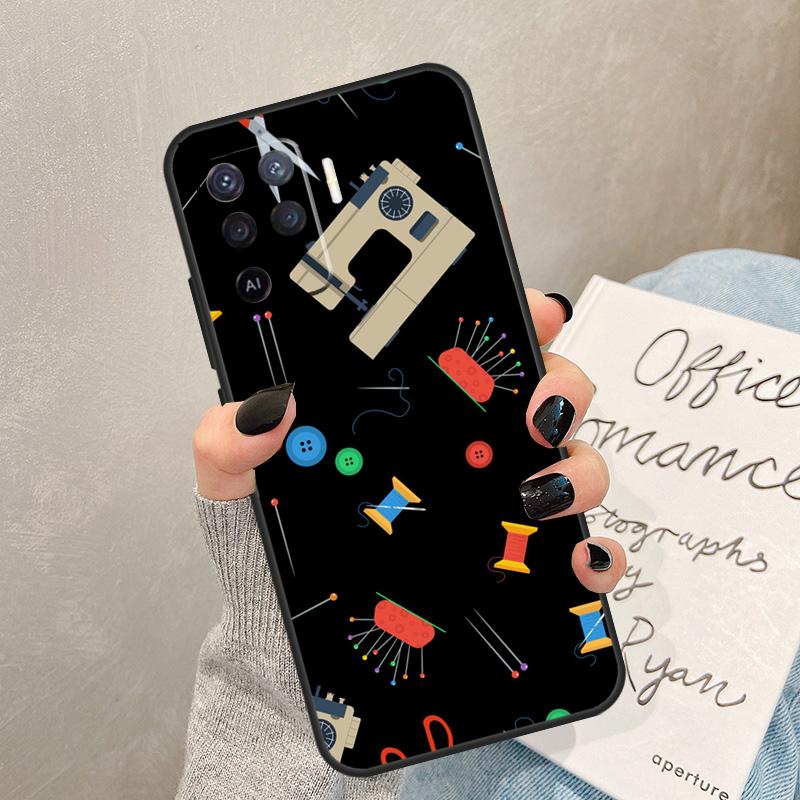 

швейная машина портной выкройка Чехол Для Oppo A54 A74 A94 A17 A57 A77 A76 A16 A96 A18 A60 A80 A40 A38 A58 A78 A98 A15 A5 Pro OPPO A15