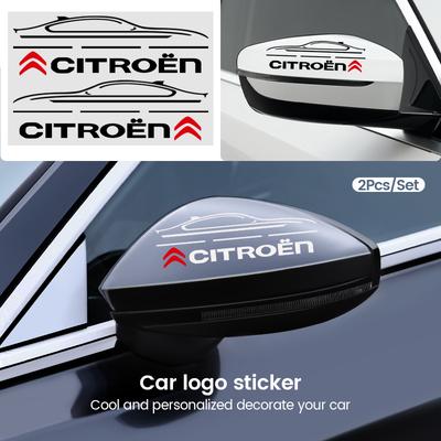 2Pcs Car Rearview Mirror Side Decal Sticker Vehicle Body For C1 DS3 C2 C3 Vts C4 Saxo C4L C5 C6 C8 Xsara C3-XR Picasso